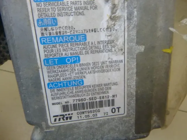 Блок управления AIR BAG для  FOTON S120 2010